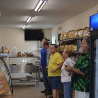 <p>The line at popular Gaetano&#x27;s Deli in Stratford is beginning to build by 11 a.m. Wednesday.</p>