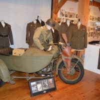 <p>A motorcycle and sidecar are part of Weston Historical Society&#x27;s &quot;Memories of World War II.&quot;</p>