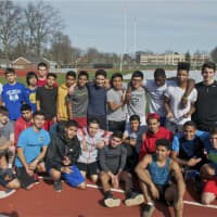 <p>The 2016 Port Chester High boys track and field team.</p>