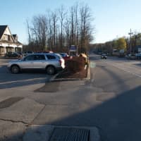 <p>A look at the scene of the accident on Route 6 in Mahopac.</p>