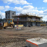 <p>Workers are constructing the new Fairfield Regional Fire Training School on One Rod Highway.</p>