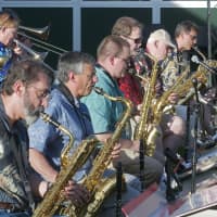 <p>The Dover High School Music Boosters hosted The Big Band Sound in a fund-raising concert Friday evening in the courtyard of Dover High School.</p>