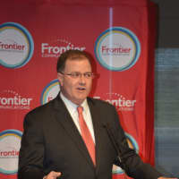 <p>Frontier CEO Dan McCarthy, a member of Sacred Heart University&#x27;s board of directors, explains the new Vantage Sports Network.</p>