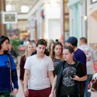 <p>Shoppers look for deals at the Danbury Fair Mall.</p>