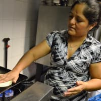<p>Making tortillas from scratch.</p>