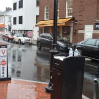 <p>Valet parking is now available outside Bedford Square in downtown Westport.</p>