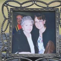 <p>Pompton Lakes resident Zofia Fisher has a photo with Debbie Reynolds from the filming of the movie &quot;In &amp; Out.&quot;</p>