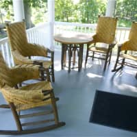 <p>The front porch of the Weir House.</p>