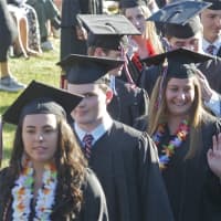 <p>Fairfield Warde High School holds its 12th Commencement Ceremony, with graduates, family and friends packing the outdoor courtyard on a sunny and warm Thursday evening at the school.</p>