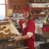 <p>Cider doughnuts are popular at Wilkens Farm in Yorktown Heights.</p>