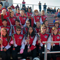 <p>North Rockland High&#x27;s marching band keeps things hopping at games.</p>