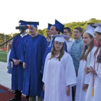 <p>Millbrook&#x27;s Chorus Singers perform at Friday&#x27;s ceremony.</p>