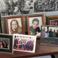 <p>Pictures of family sit prominently in DeGennaro&#x27;s office.</p>