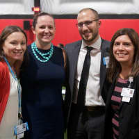 <p>From L: Chari Hirshson, Sarah Todd, Michael Silverman and Elisa Petro of Northern Westchester Hospital at Thursday&#x27;s symposium.</p>
