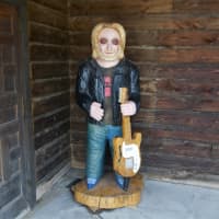 <p>This carving of Daryl Hall sits outside Daryl&#x27;s House Club in Pawling.</p>