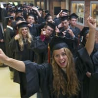 <p>Croton-Harmon High School toasted the Class of 2016 at an outdoor commencement ceremony under a large tent on the school&#x27;s athletic field Wednesday evening.</p>
