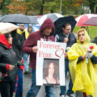 <p>Community members, family, friends and colleagues gathered at FDR Park in Yorktown Saturday morning to walk for MADD in the memory of former Somers teaching assistant Fran Ghelarducci.</p>