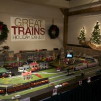 <p>Lots of trains are on display at the Wilton Historical Society.</p>