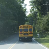 <p>A school bus in Somers.</p>