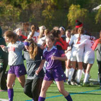 <p>The John Jay High girls soccer team lost to Somers in the sectional semifinals, closing their season at 10-5-1.</p>