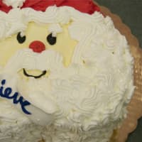 <p>A Christmas cake at Pastry Garden.</p>