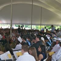 <p>Dover High School celebrated the Class of 2016 Saturday morning with a commencement ceremony under a large tent on the school&#x27;s athletic field.</p>