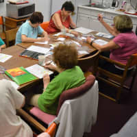 <p>A Friday afternoon adult coloring session at the Oakland Public Library.</p>