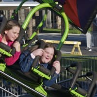 <p>Getting into the swing of things at the Trumbull Rotary Carnival.</p>