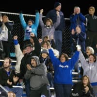 <p>Woodlands and Dobbs Ferry battled in the Class C championship game Friday at Mahopac High School, with Dobbs hanging on to win its second straight title.</p>