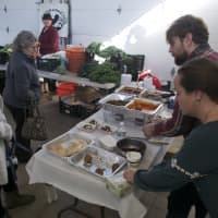 <p>Shelton&#x27;s White Hill Smoke Eaters served up barbeque sandwiches and more.</p>