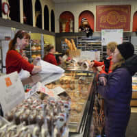 <p>The busy retail shop at Reinhold&#x27;s Quality Bakery on Franklin Turnpike in Waldwick.</p>