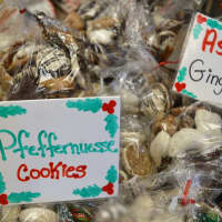 <p>Pfeffernusse cookies, a German Christmas favorite featuring molasses, honey and spices, on sale at Reinhold&#x27;s Quality Bakery.</p>