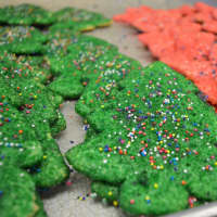<p>A tray of big holiday-themed cookies at Reinhold&#x27;s.</p>