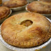 <p>Apples pies fresh from the oven at Reinhold&#x27;s Quality Bakery.</p>