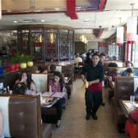 <p>Inside the Red Line Diner during a recent busy lunch hour.</p>