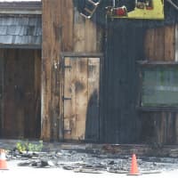<p>A fire at Daryl&#x27;s House Club damaged parts of the front wall and the Daryl&#x27;s House Club sign.</p>