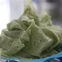<p>Green Tea shaved ice from Sweet Central Express.</p>