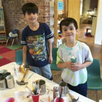 <p>Kids learn to appreciate Earth Day last Friday at the Woodcock Nature Center in Wilton.</p>