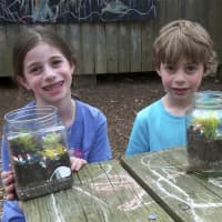 <p>Kids learn to appreciate Earth Day last Friday at the Woodcock Nature Center in Wilton.</p>