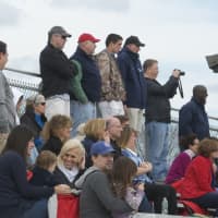 <p>The crowd takes in the action between Bronxville and Somers.</p>
