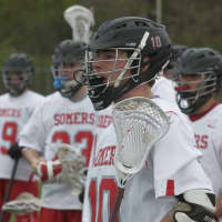 <p>Somers beat Bronxville, 7-4, in a boys lacrosse game Saturday at Somers High School.</p>