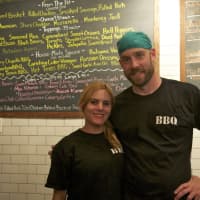 <p>Some of the friendly staff at Northern Smoke.</p>