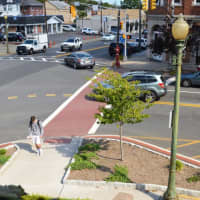 <p>The busy intersection of North Broad Street and Franklin Avenue, as seen from the Ridgewood train station, will be severely impacted by months-long work by PSE&amp;G.</p>