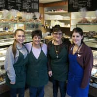 <p>Some of the staff at Cafe Piccolo Pastry and Bagels.</p>