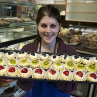 <p>Fruit pastries from Cafe Piccolo.</p>