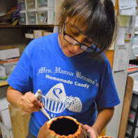 <p>The artistry of Donna Kattowski of Paramus as she works on Halloween treat at Hanna Krause&#x27;s Homemade Candy.</p>
