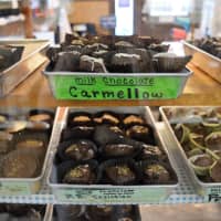 <p>Amid the vast assortment of chocolates at Hanna Krause&#x27;s Homemade Candy in Paramus are some new innovations, including the Carmellow, a mix of carmel and marshmallow.</p>