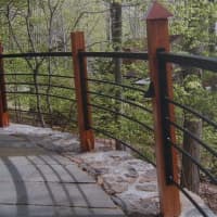 <p>Some of Bill Fitzgerald&#x27;s iron railing work.</p>