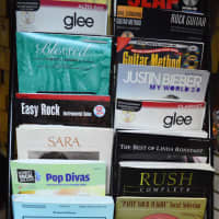 <p>Books for sale at Woodside Music Studio.</p>