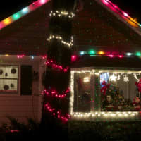 <p>Holiday light displays lit up the night around the Lake Carmel area last night.</p>